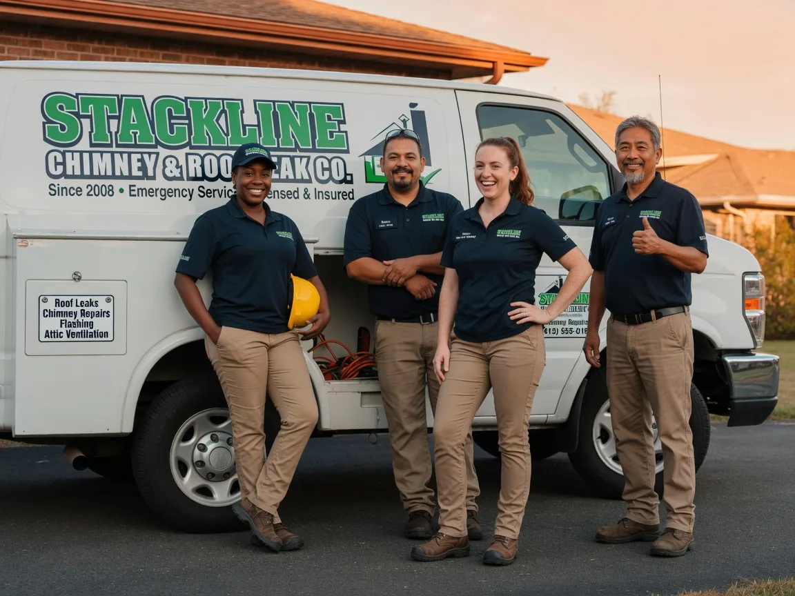 Chimney flashing repair company in O Brien, TX